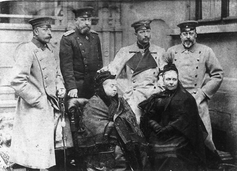 Queen Victoria und Kaiser Wilhelm II